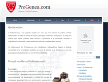 Tablet Screenshot of progenea.com